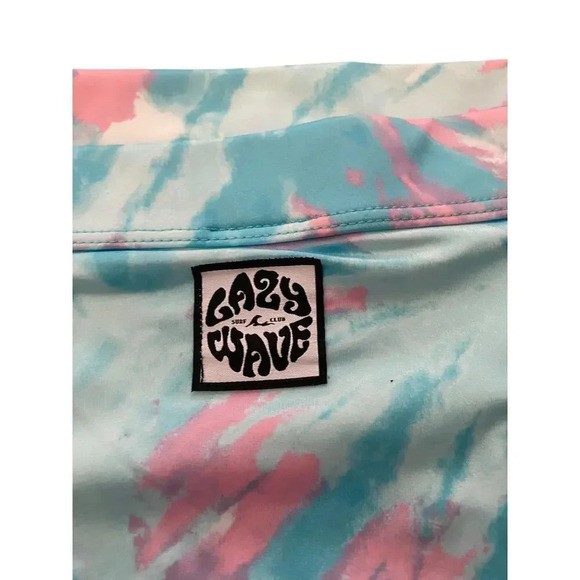 H&M Women's Colorful Tropical Tie Dye Hippie Bikini Swim Suit Bottom Size Small - Picture 4 of 4